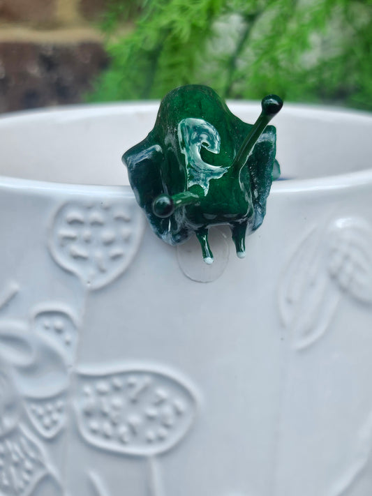 Green Snail Body - Climbing Up Pose (NO SHELL)